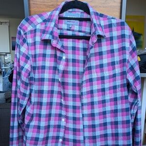 Bonobos Dress Shirt Men Medium Slim Fit